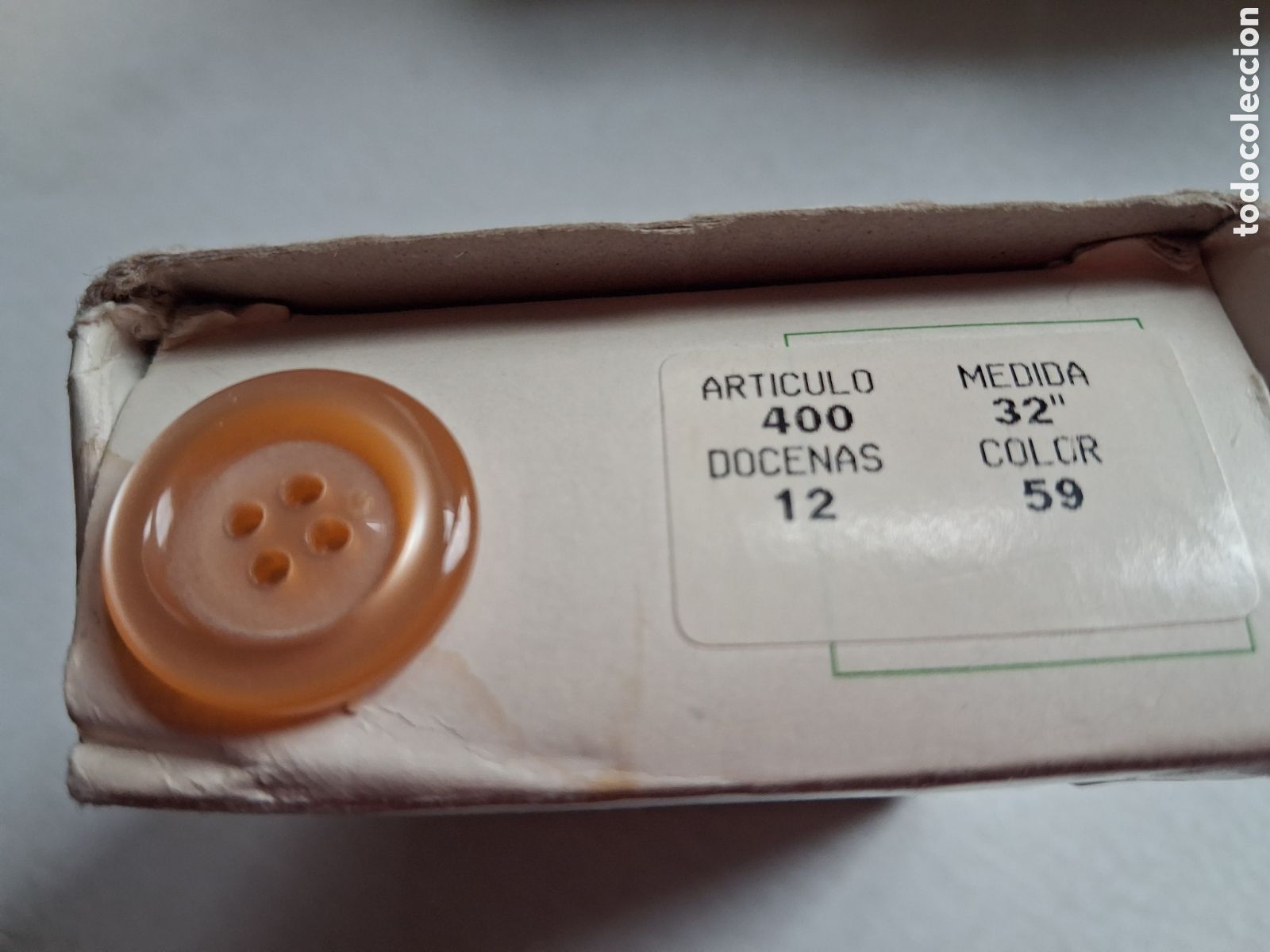 Vintage: 6 Cajas de botones ingleses - Foto 5
