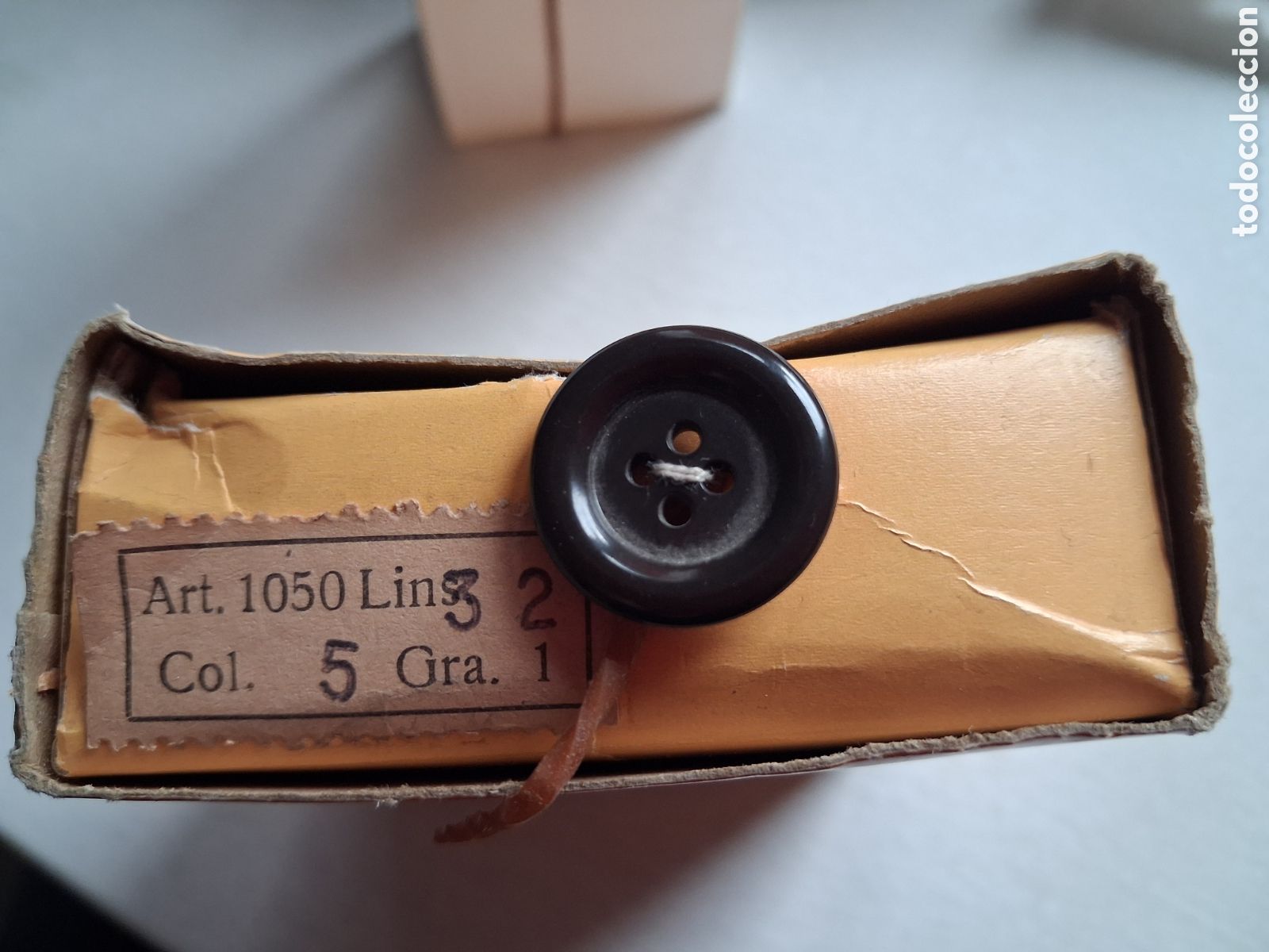 Vintage: 6 Cajas de botones ingleses - Foto 7