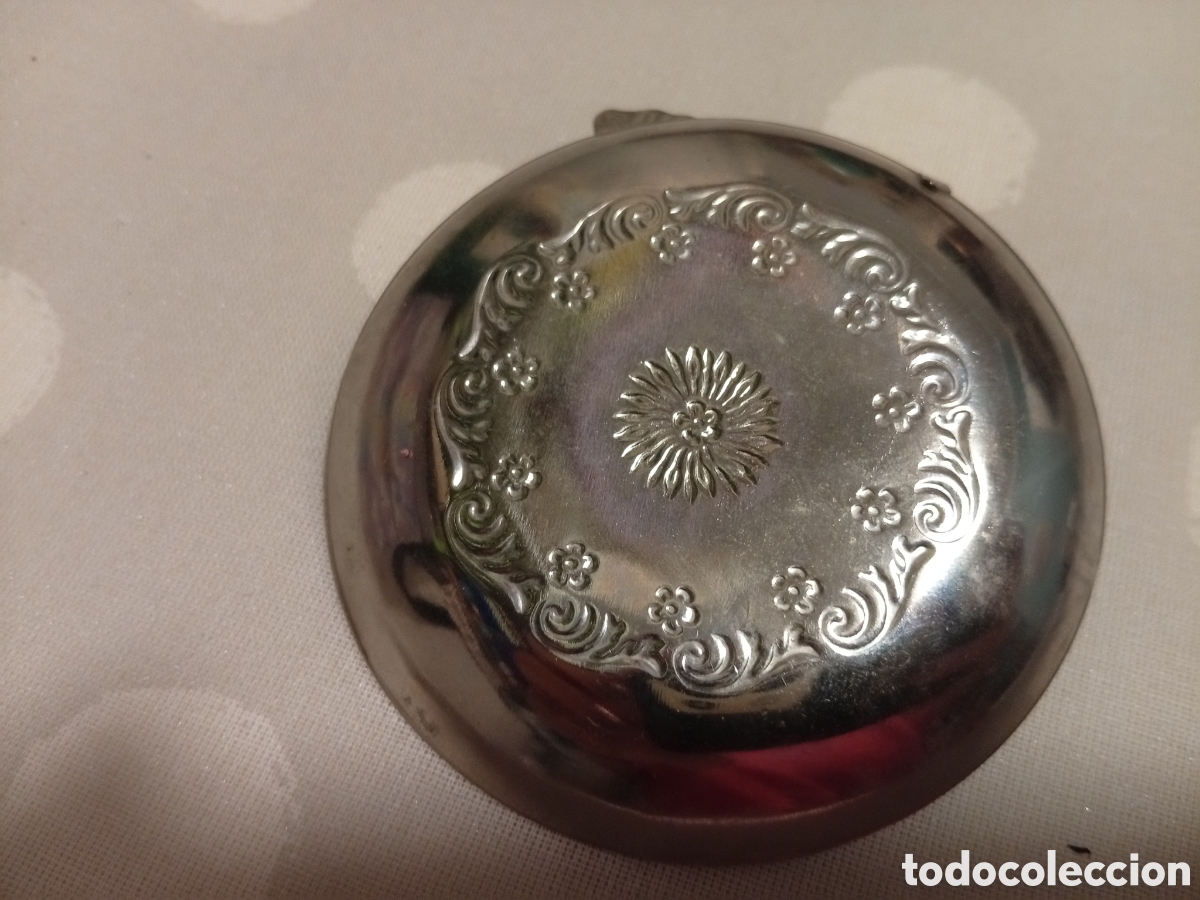 Vintage: Peque&ntilde;o plato con flor - Foto 2