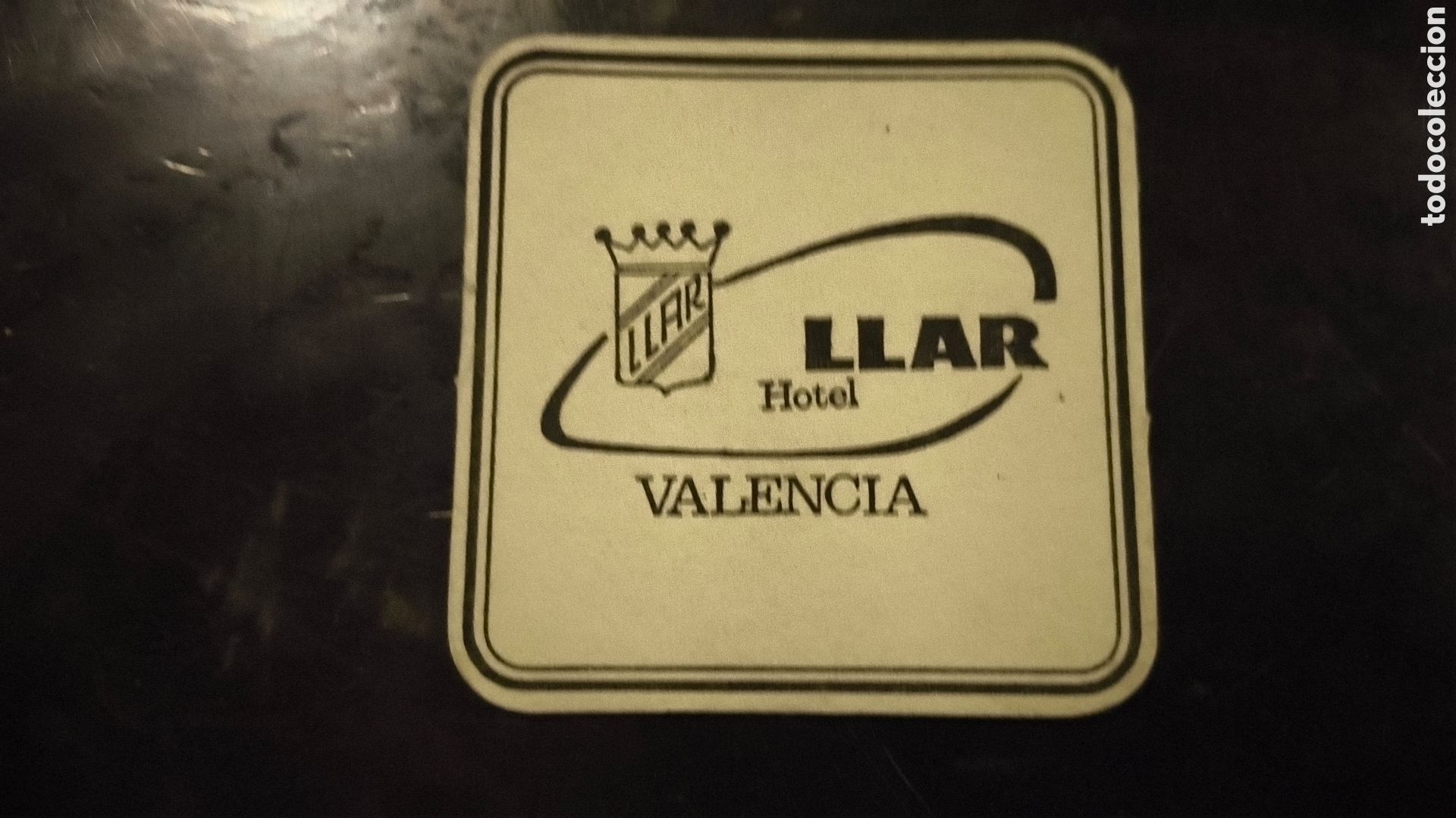 Vintage: Antiguo posavasos hotel llar valencia