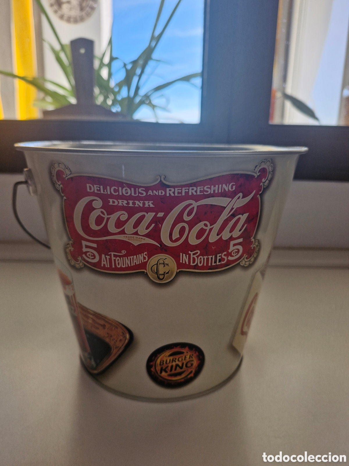 Vintage: Cubo de Coca Cola Vintage