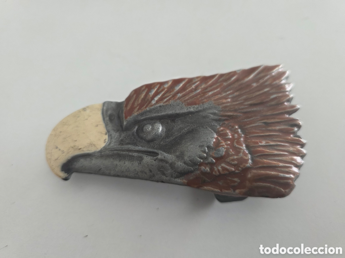 Vintage: hebilla vintage cabeza de &aacute;guila americana