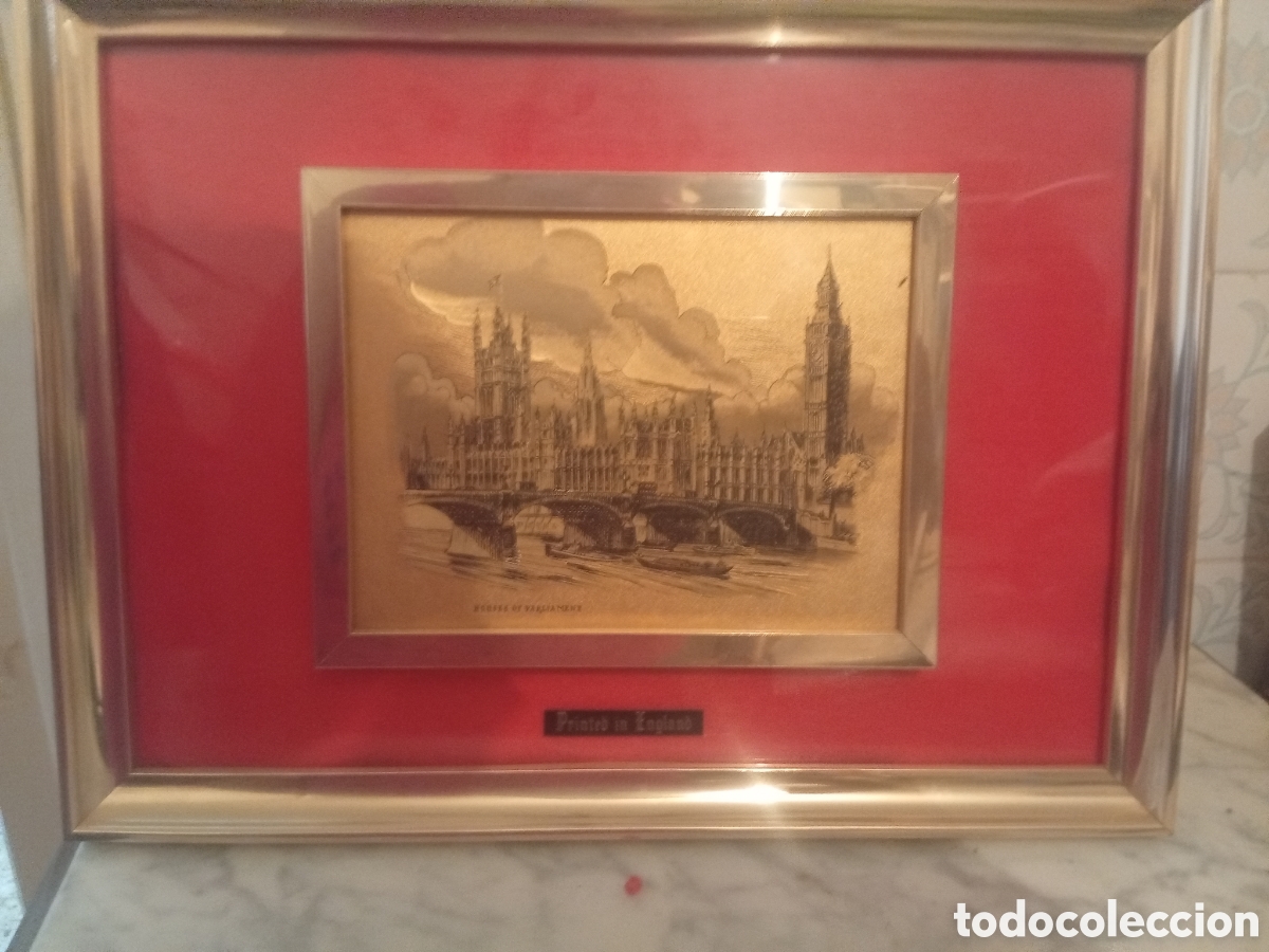 Vintage: Vistas ic&oacute;nicas de Londres en grabado/impresi&oacute;n de estilo cl&aacute;sico