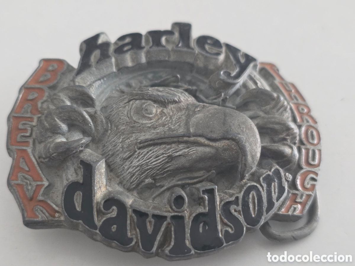 Vintage: hebilla vintage harley davidson &aacute;guila freedom a&ntilde;os 90