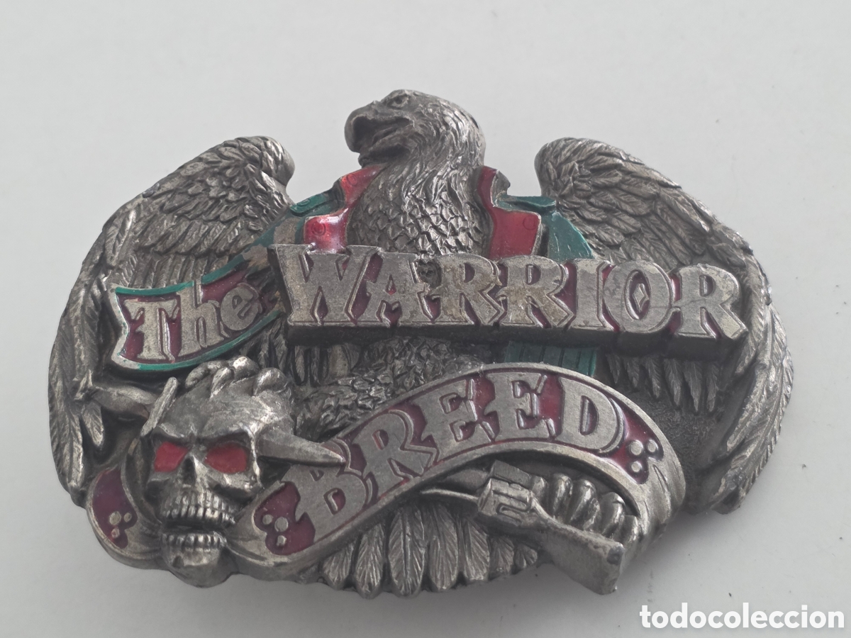 Vintage: hebilla vintage the warrior breed dd-105 1991