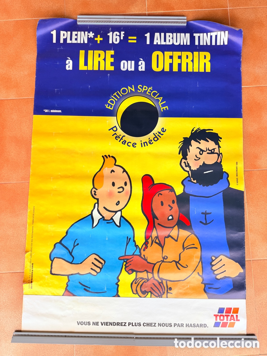 Vintage: P&oacute;ster Tint&iacute;n Publicitario Medidas 120 x 80 cm