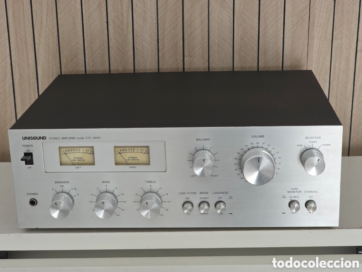 Vintage: amplificador vintage unisound sta-8400 para revisar