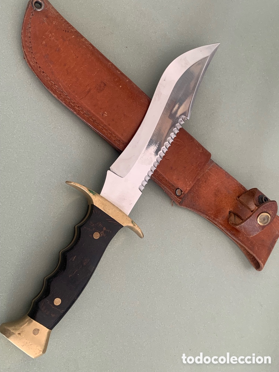Vintage: Cuchillo bowie a&ntilde;os 80&rsquo;s Sarrion Albacete