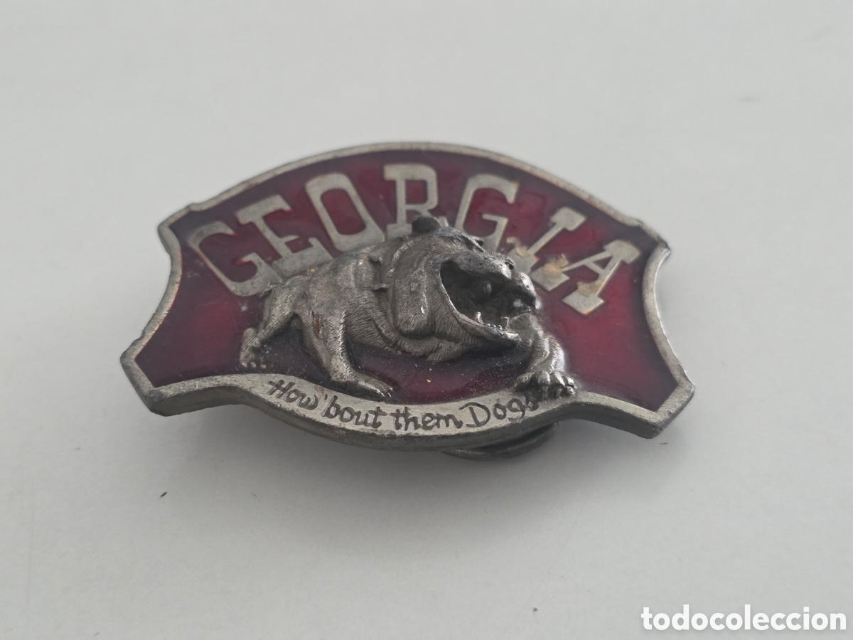 Vintage: hebilla vintage georgia bulldogs made in usa
