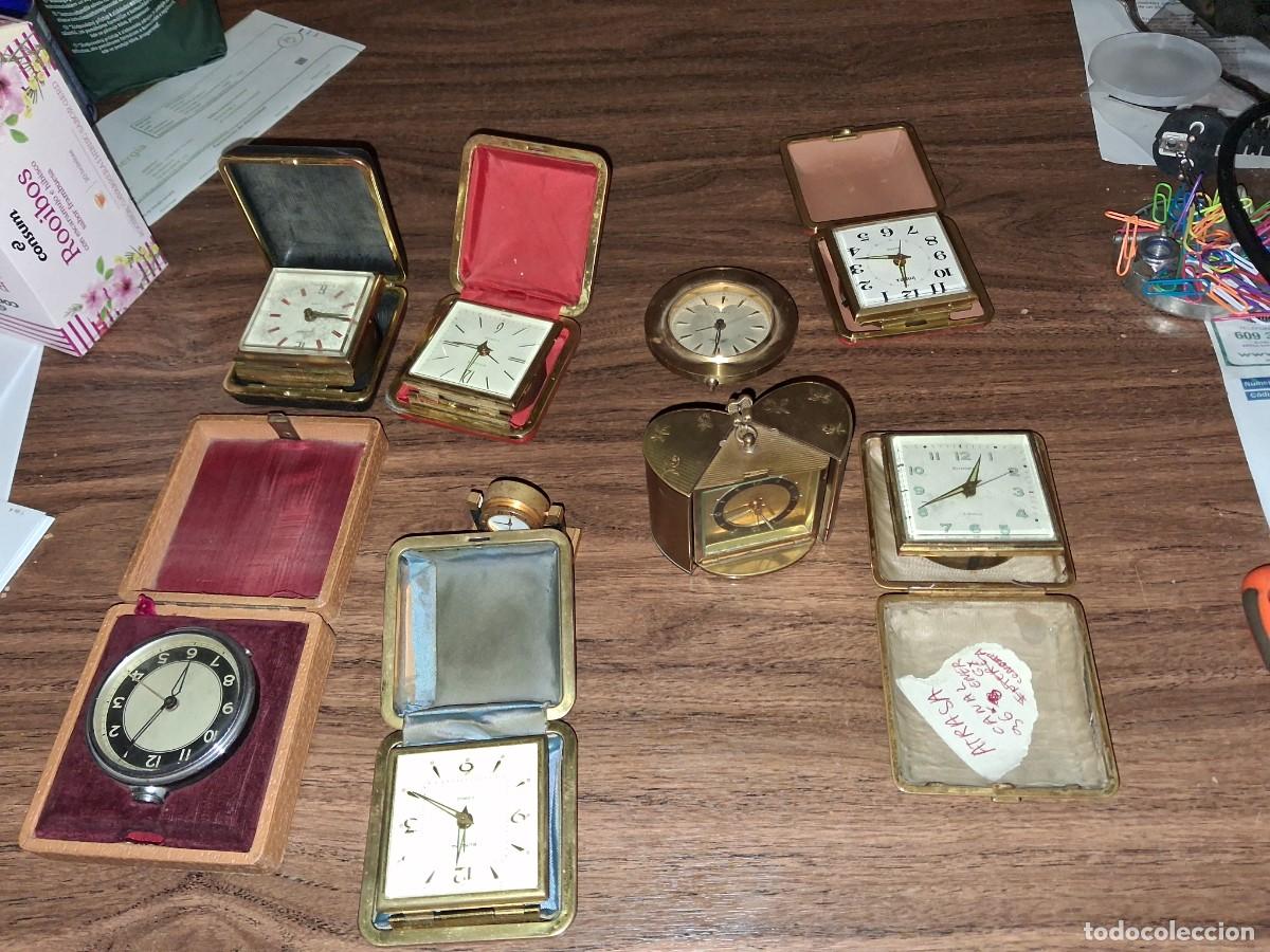 Vintage: Lote de relojes de viaje vintage