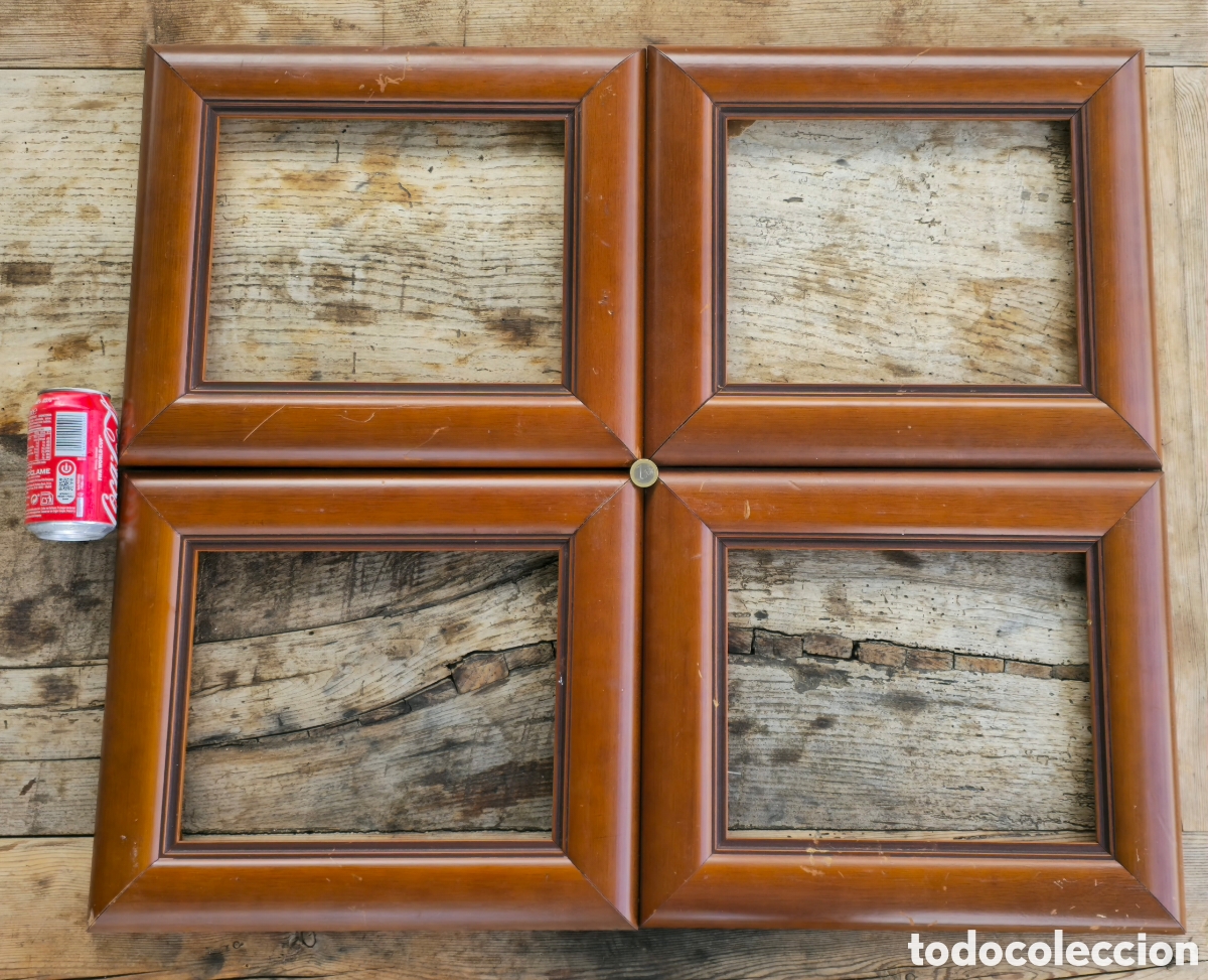 Vintage: Lote 4 marcos madera