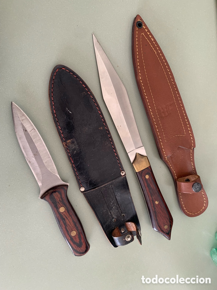 Vintage: Cuchillo de lanzar lote de dos - Foto 2