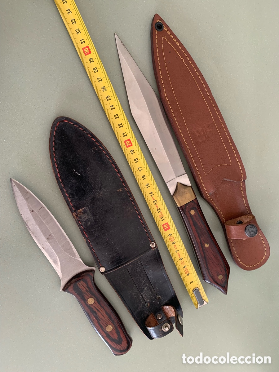 Vintage: Cuchillo de lanzar lote de dos - Foto 3