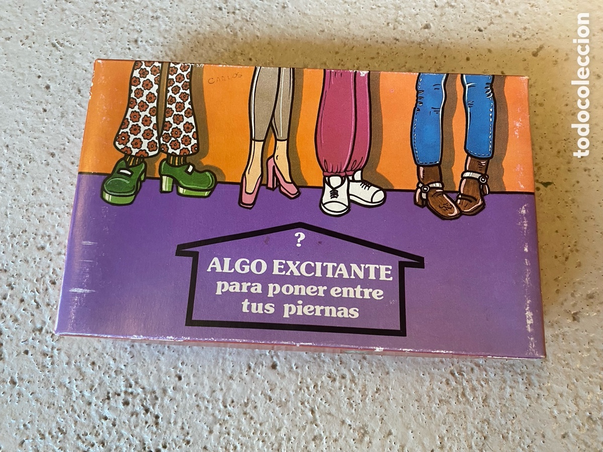 Vintage: Art&iacute;culo de broma vintage INEDIT &rdquo;ALGO EXCITANTE para poner entre tus piernas&rdquo;
