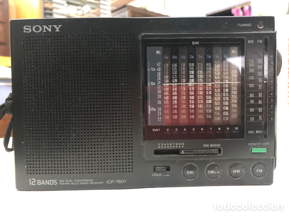 Vintage: Radio Sony ICF-7601 (SW Dual Conversion / 12 Bandas) - &iexcl;Funciona perfectamente!