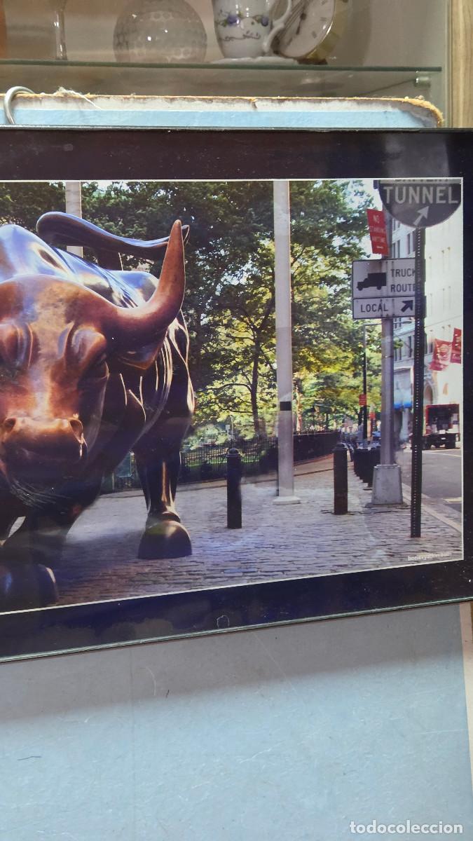 Vintage: CUADRO CON LAMINA DE TORO - Foto 5