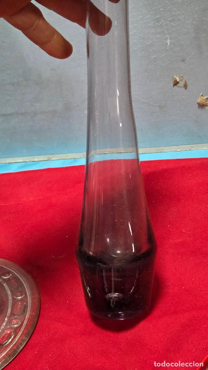 Vintage: jarron de cristal opalina - Foto 5