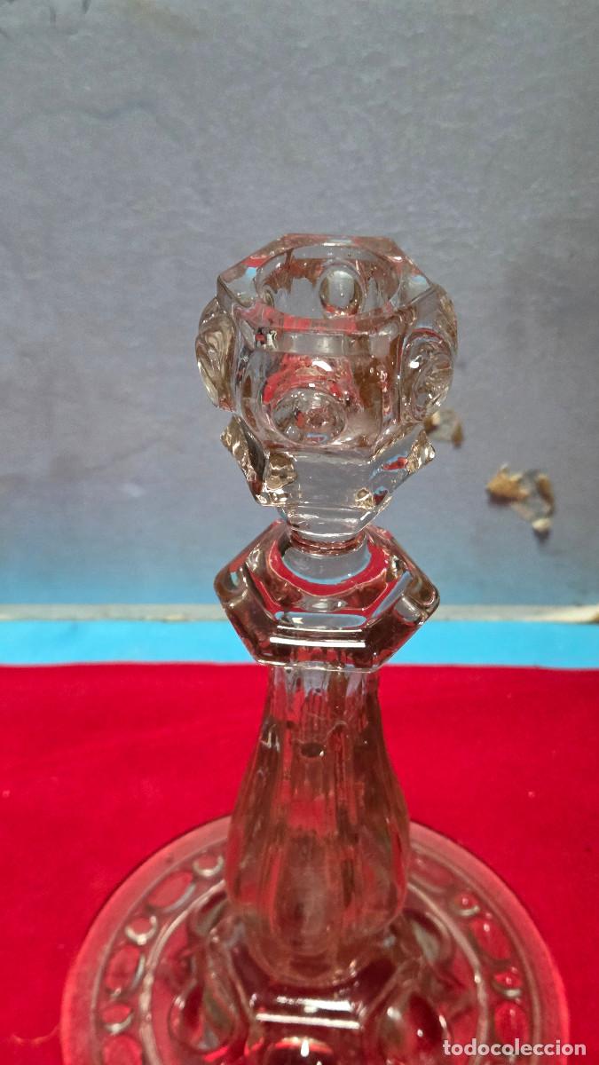 Vintage: candelarios de cristal labrado - Foto 2
