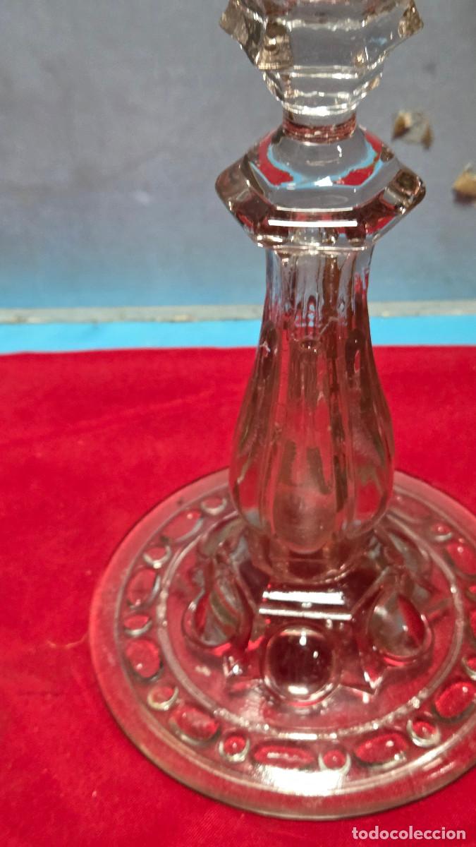 Vintage: candelarios de cristal labrado - Foto 3