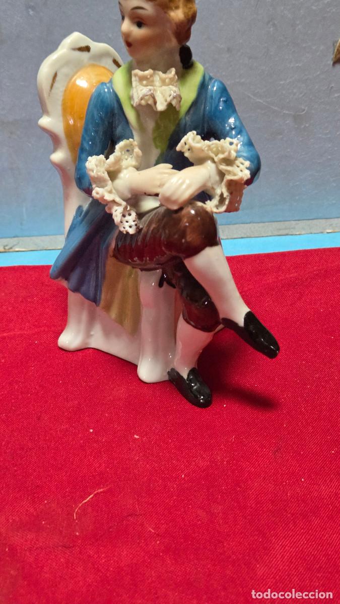 Vintage: figura de porcelana biscuit - Foto 1