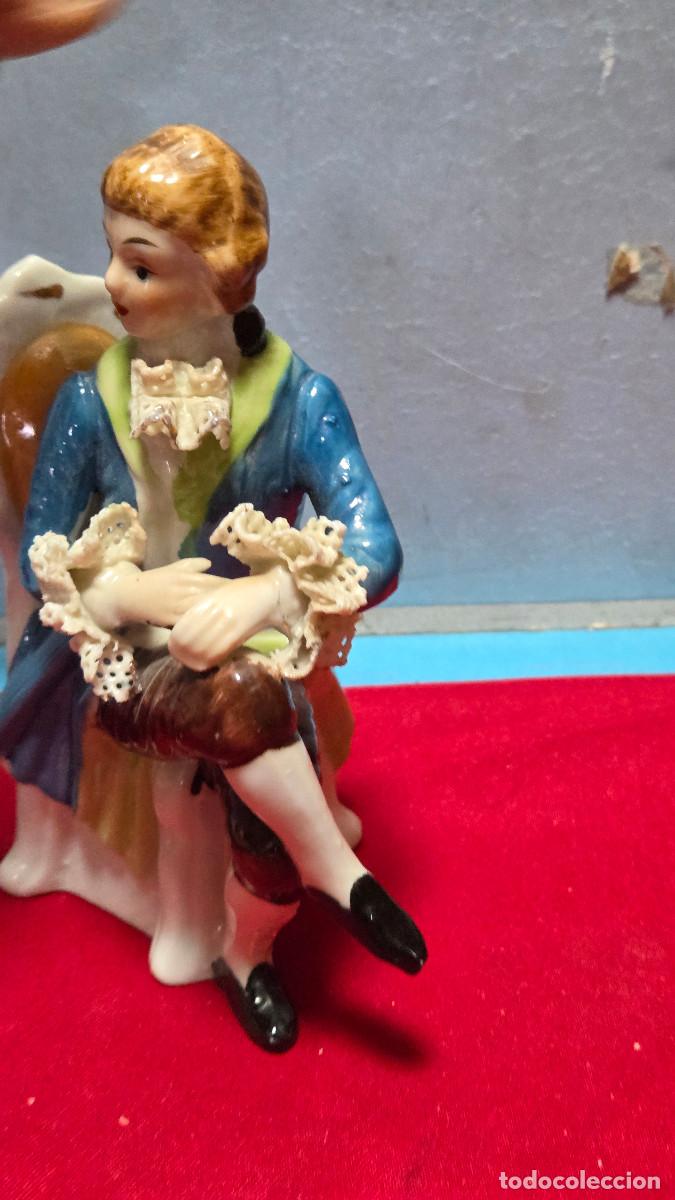 Vintage: figura de porcelana biscuit - Foto 3