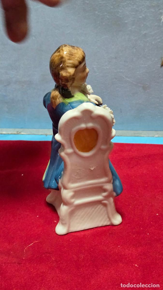 Vintage: figura de porcelana biscuit - Foto 5