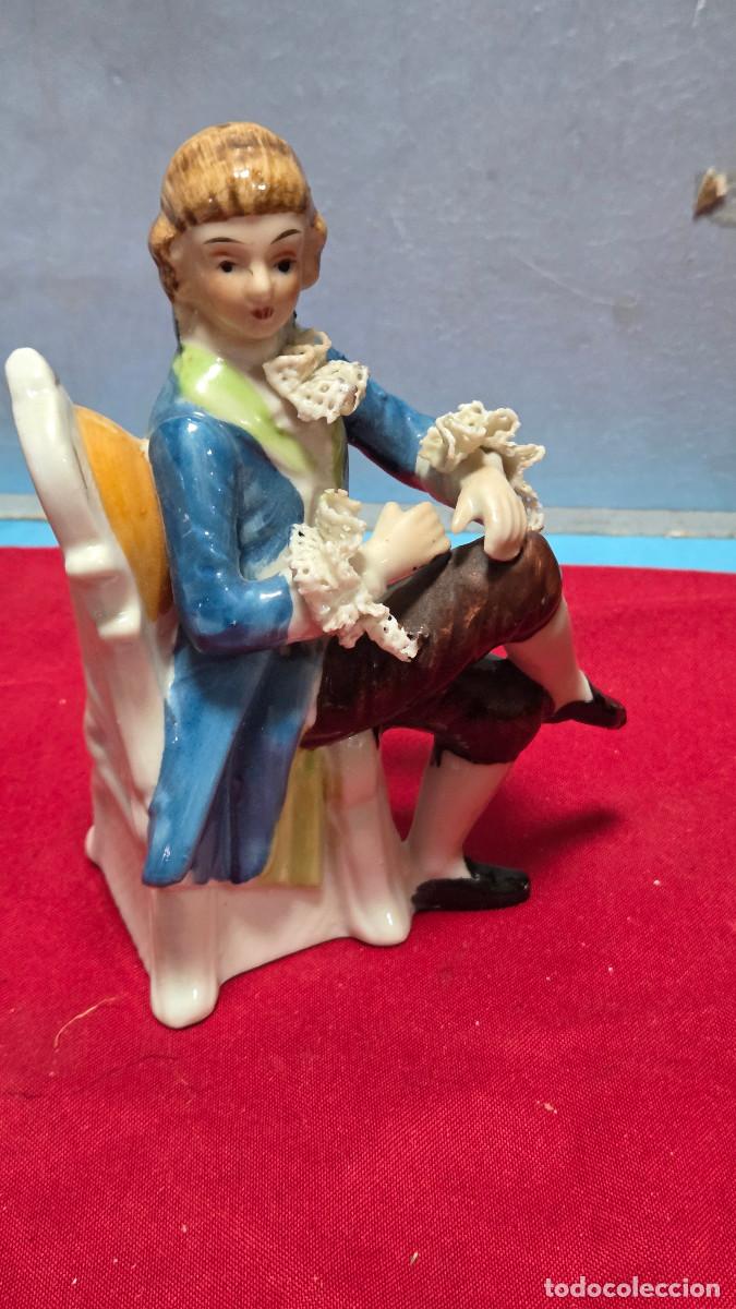 Vintage: figura de porcelana biscuit - Foto 6
