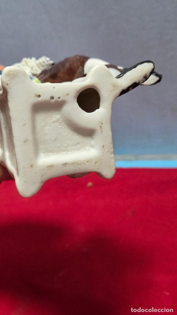 Vintage: figura de porcelana biscuit - Foto 7
