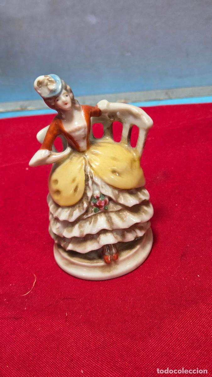 Vintage: figura de porcelana biscuit - Foto 1