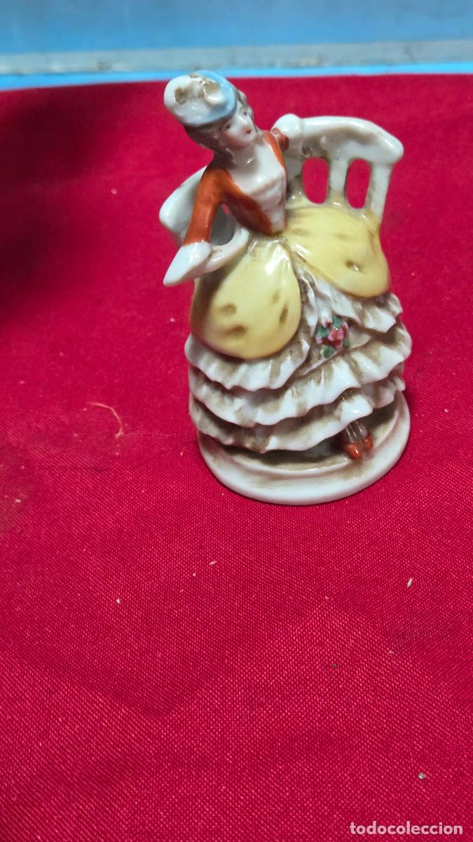 Vintage: figura de porcelana biscuit - Foto 4