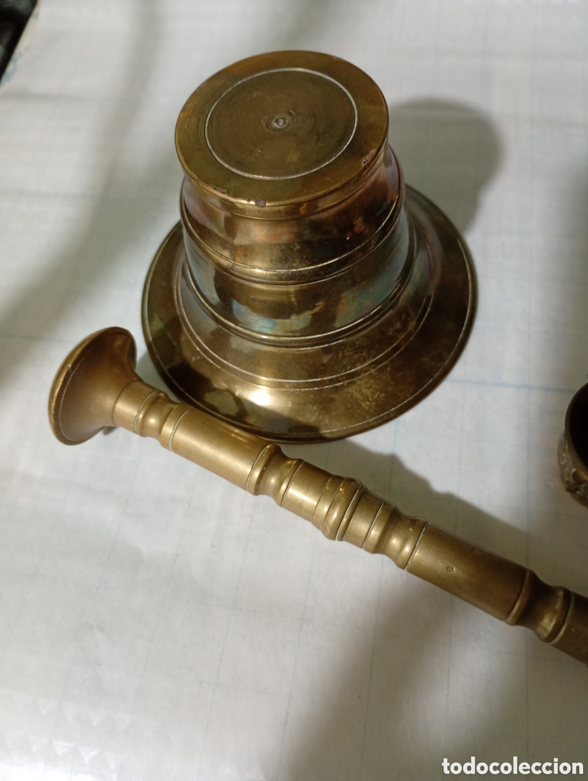 Vintage: Almirez de Bronce, tres morteros - Foto 3