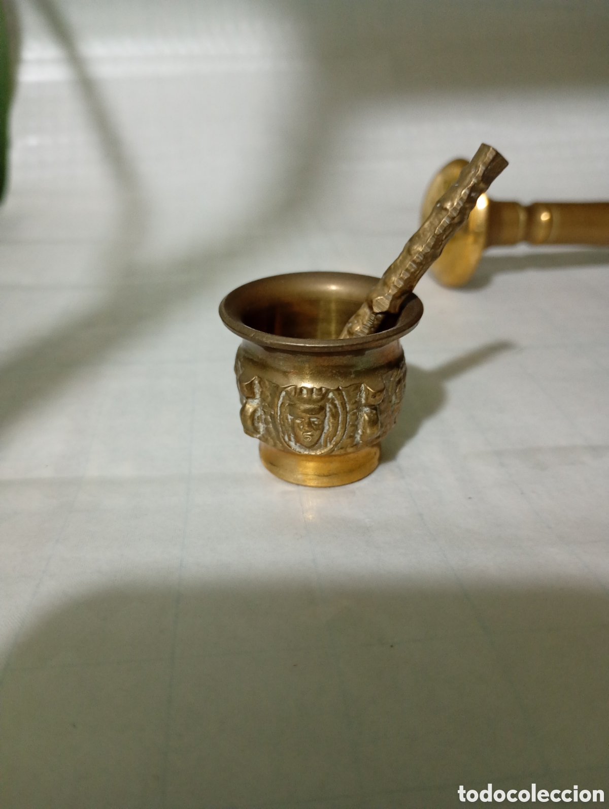 Vintage: Almirez de Bronce, tres morteros - Foto 4