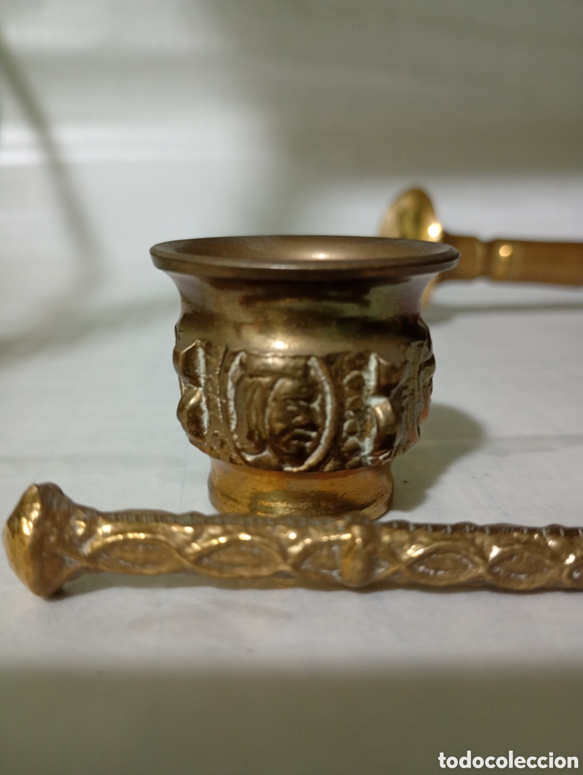 Vintage: Almirez de Bronce, tres morteros - Foto 5
