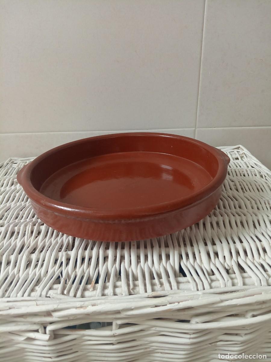 Vintage: Cazuela de Barro Tradicional 24 cm - Foto 2