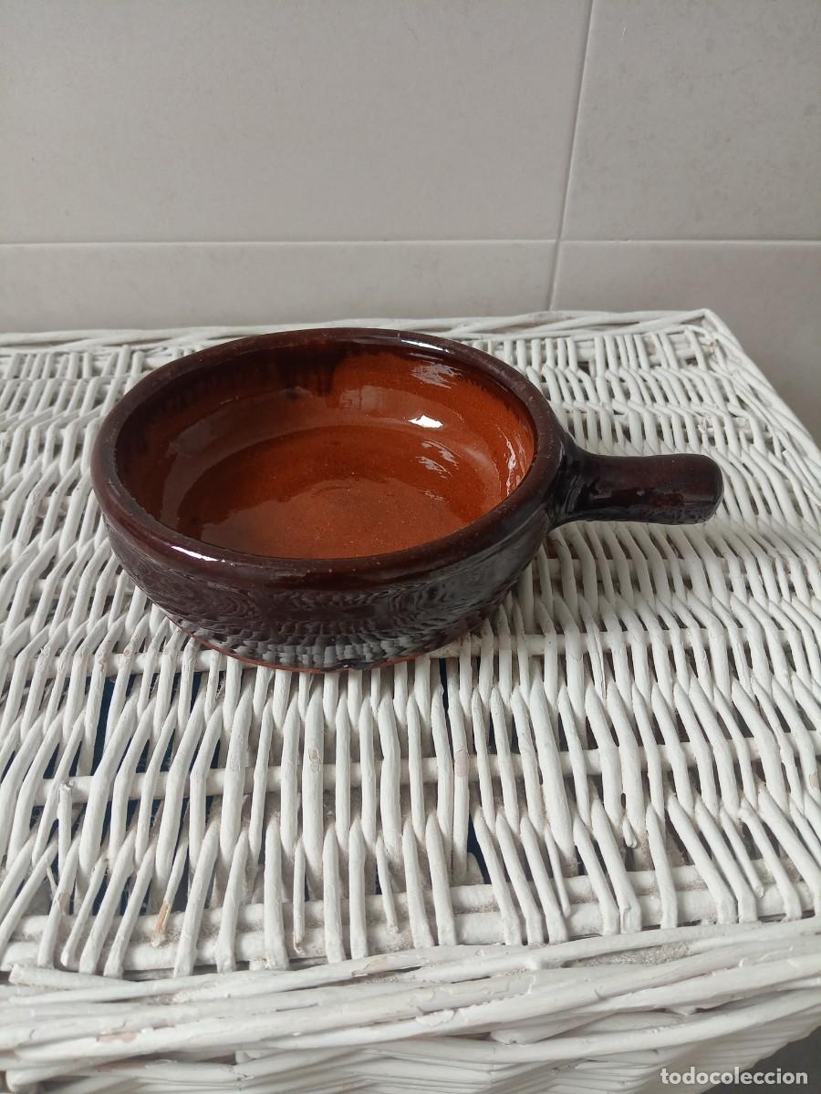 Vintage: Cazuela de Barro Tradicional con Mango 15 cm - Foto 1