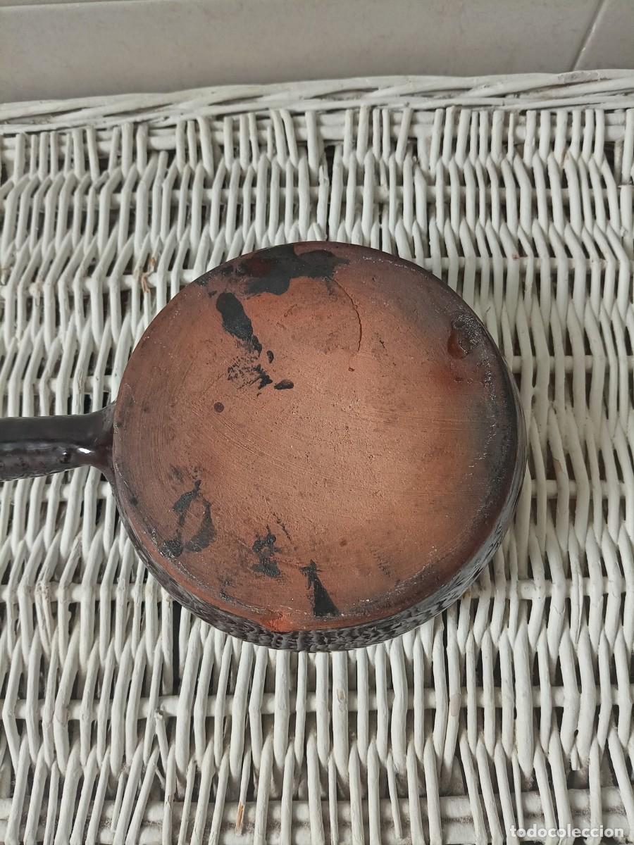 Vintage: Cazuela de Barro Tradicional con Mango 15 cm - Foto 4