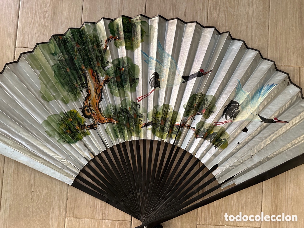 Vintage: Abanico vintage gran formato