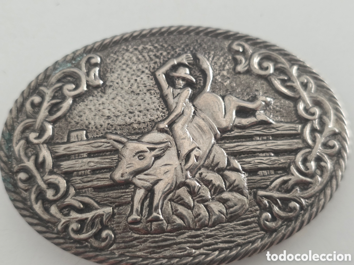 Vintage: hebilla vintage taner cowboy rodeo toro western