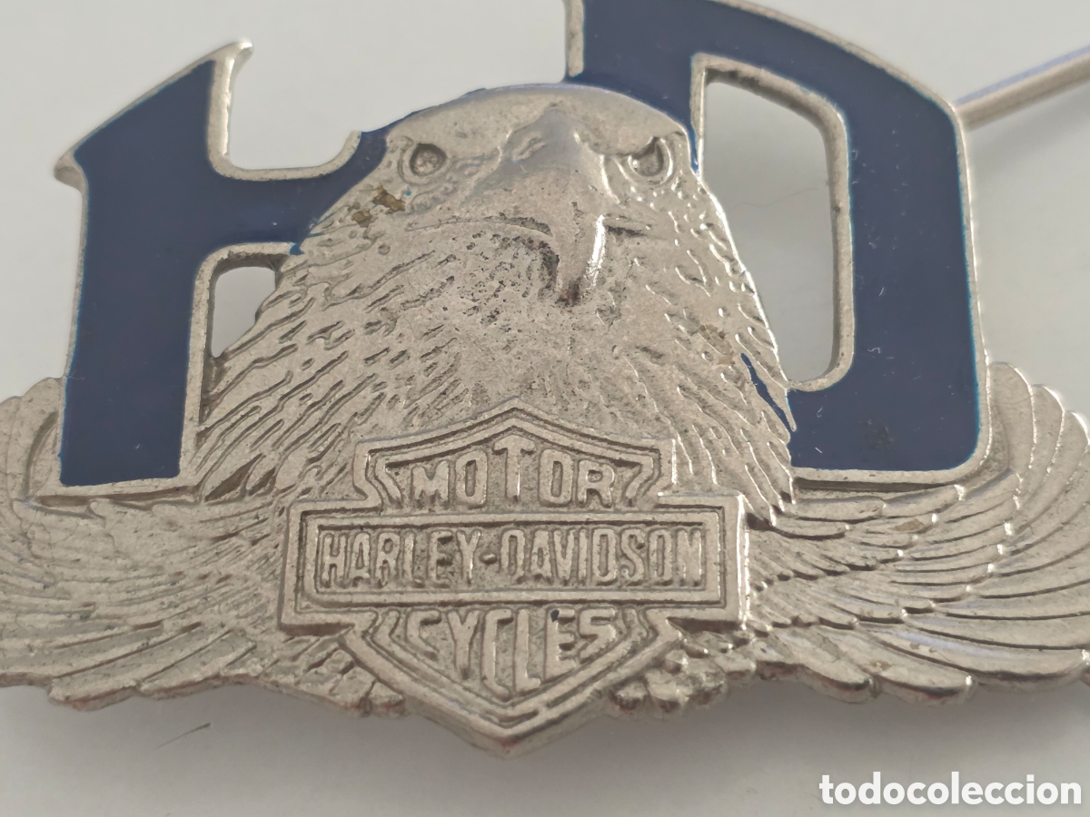 Vintage: hebilla vintage harley-davidson &aacute;guila hd