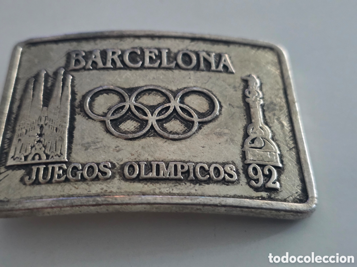 Vintage: hebilla vintage juegos ol&iacute;mpicos barcelona 92
