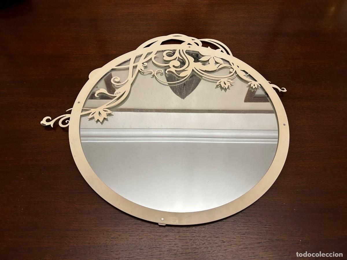 Vintage: Espejo hierro fundido estilo Romantico/Shabby chic