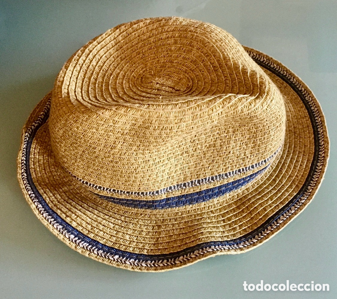 Vintage: Sombrero de pescador. SPRINGFIELD. Fibra vegetal.