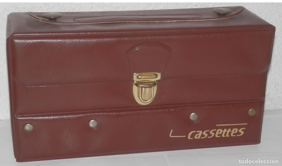 Vintage: ESTUCHE VINTAGE PARA CINTAS CASETES