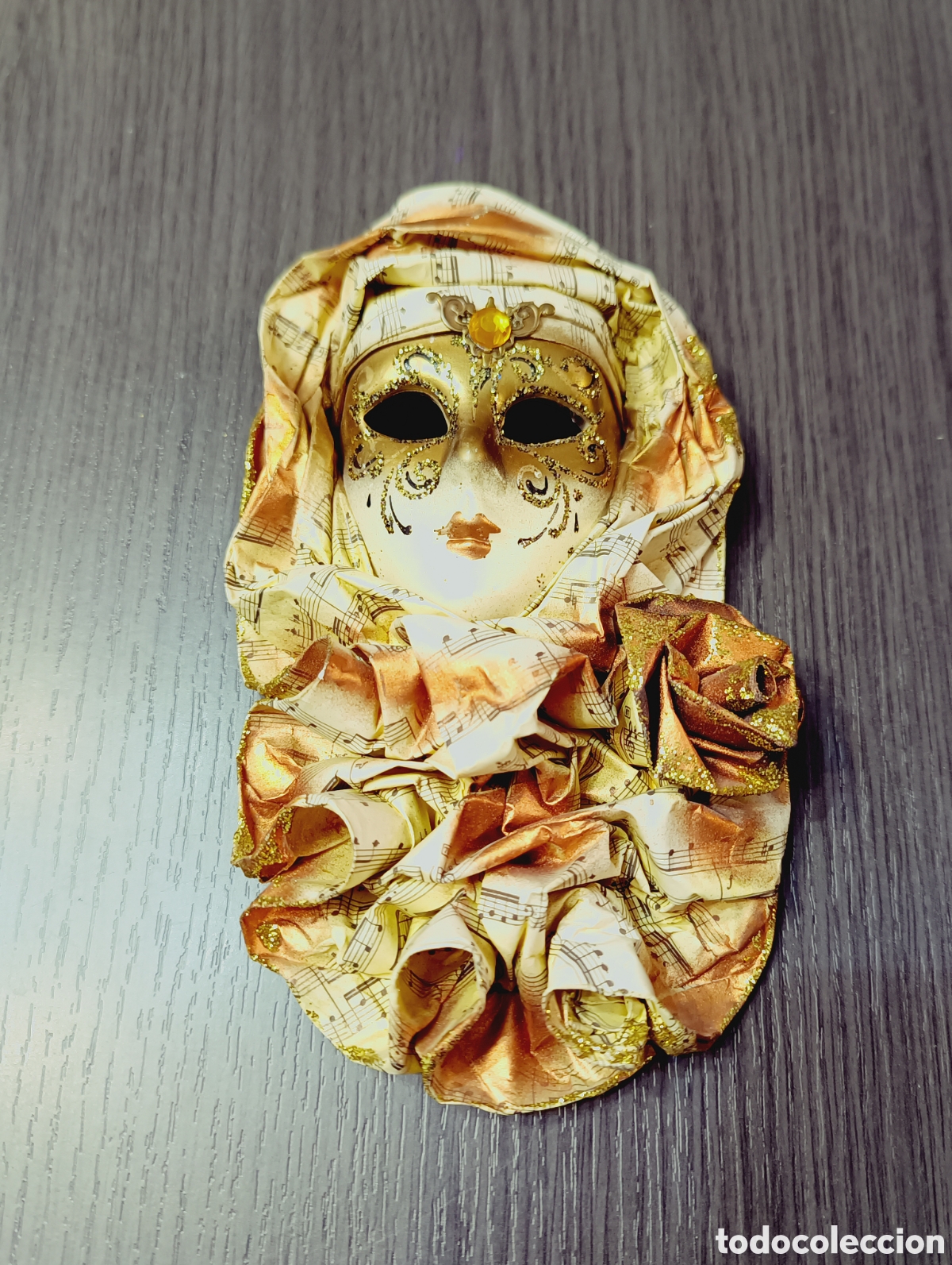 Vintage: Antigua Mascara Decorativa Carnaval Venecia