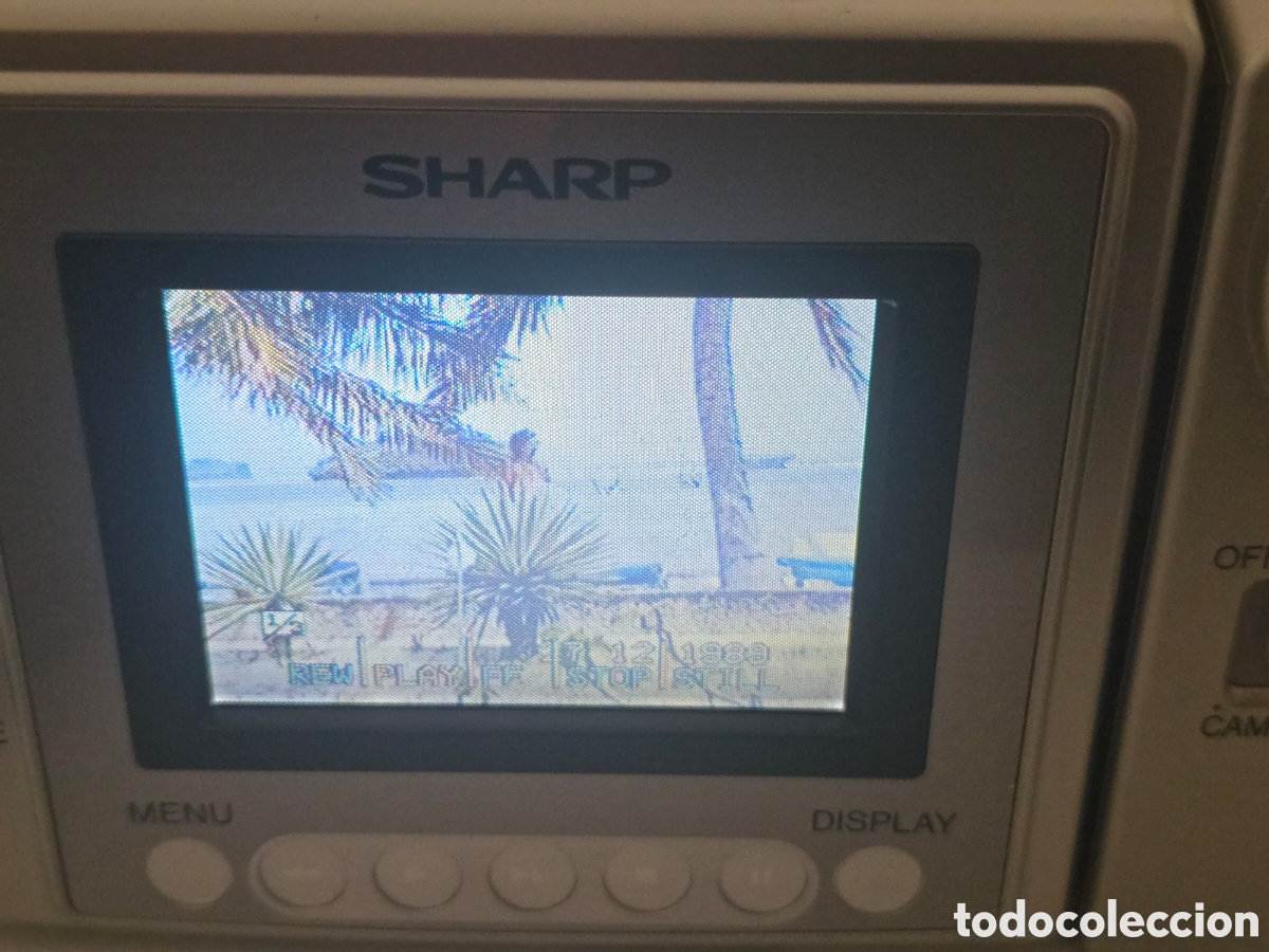 Vintage: videoc&aacute;mara sharp viewcam vl-a10 video8 8mm completa - Foto 5