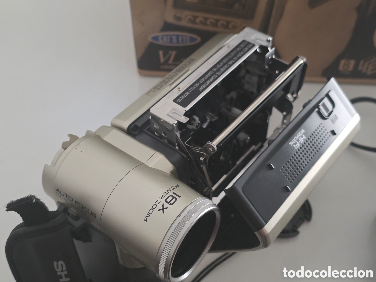 Vintage: videoc&aacute;mara sharp viewcam vl-a10 video8 8mm completa - Foto 13