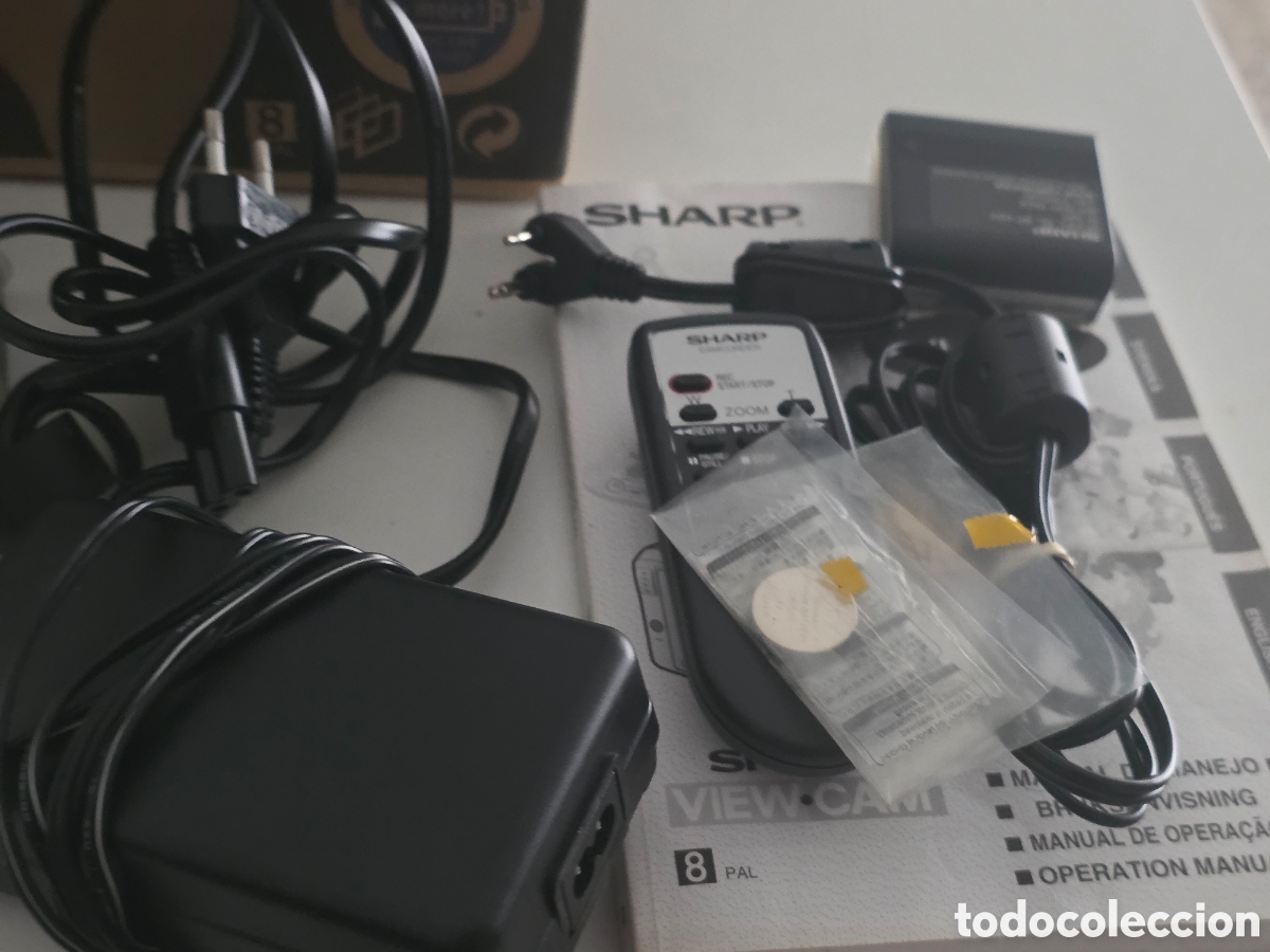 Vintage: videoc&aacute;mara sharp viewcam vl-a10 video8 8mm completa - Foto 16