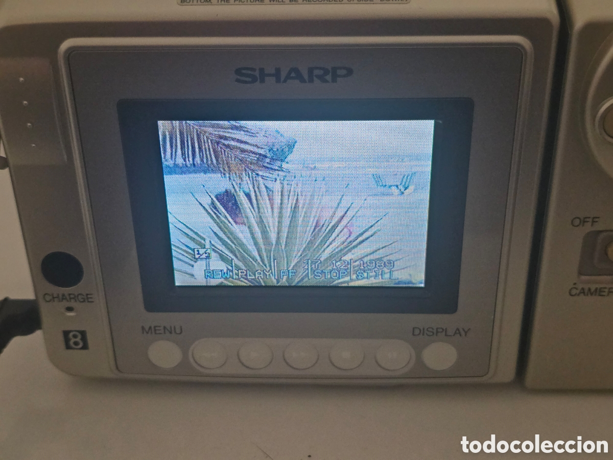 Vintage: videoc&aacute;mara sharp viewcam vl-a10 video8 8mm completa - Foto 26