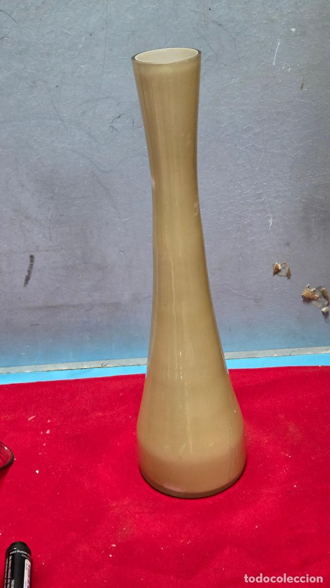 Vintage: florero cristal opalino