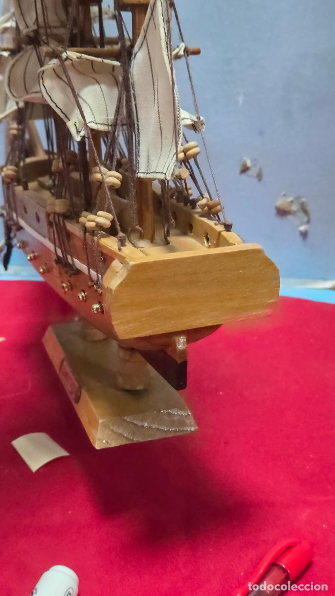 Vintage: maqueta de barco de madera - Foto 9